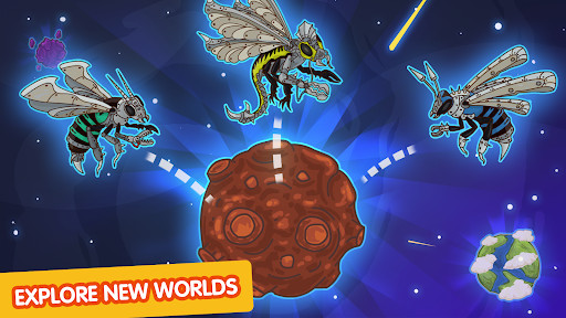 Actual gameplay and installation guide for Angry Bee Evolution MOD Unlimited Chests unlocked version - Screenshot 2