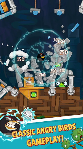 Actual gameplay and installation guide for Angry Birds Classic MOD Unlimited Coins unlocked version - Screenshot 1