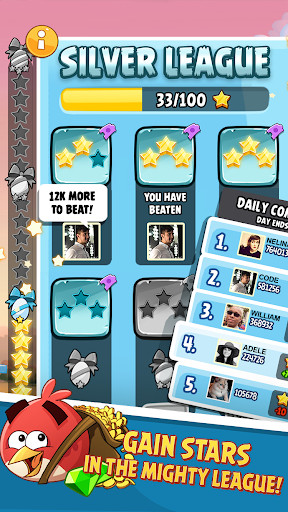 Actual gameplay and installation guide for Angry Birds Classic MOD Unlimited Coins unlocked version - Screenshot 2