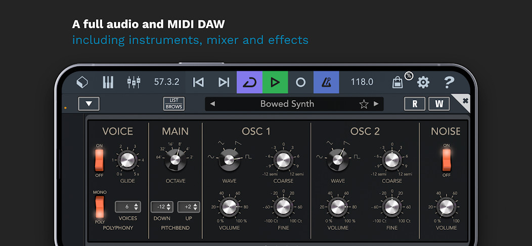 Hình ảnh trải nghiệm thực tế và giao diện cài đặt Cubasis 3 - DAW & Music Studio bản mở khóa - Screenshot 2