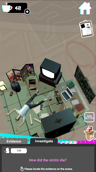 Actual gameplay and installation guide for Death Scene MOD Unlimited Coffee unlocked version - Screenshot 3