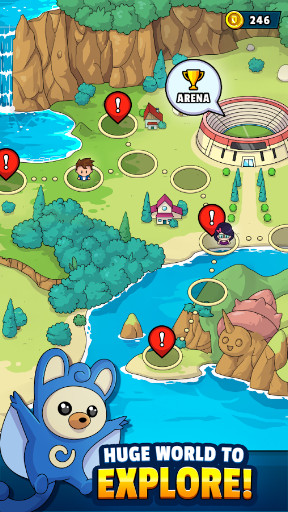 Actual gameplay and installation guide for Dynamons 2 MOD APK (Unlimited Coins) unlocked version - Screenshot 2
