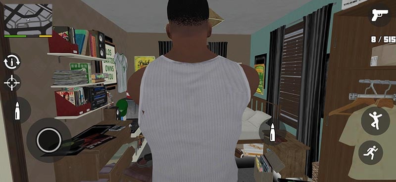 Actual gameplay and installation guide for Grand Theft Auto V APK unlocked version - Screenshot 2