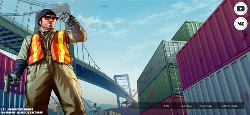 Actual gameplay and installation guide for Grand Theft Auto V APK unlocked version - Screenshot 3