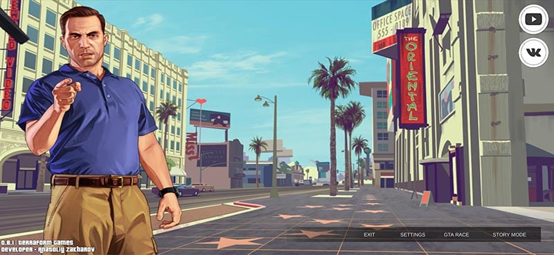 Actual gameplay and installation guide for Grand Theft Auto V APK unlocked version - Screenshot 4