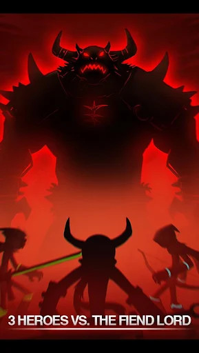 Actual gameplay and installation guide for League of Stickman MOD APK Unlimited Coins Unlimited Gems unlocked version - Screenshot 2