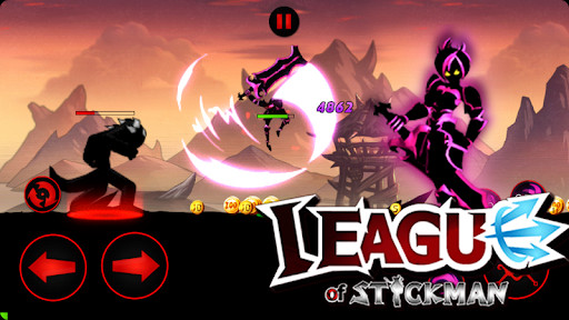 Actual gameplay and installation guide for League of Stickman MOD APK Unlimited Coins Unlimited Gems unlocked version - Screenshot 4