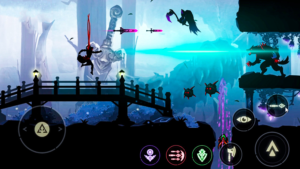 Actual gameplay and installation guide for Shadow Assassin: Fighting Game MOD APK (Unlimited Money) unlocked version - Screenshot 2