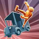 Actual gameplay and installation guide for Turbo Dismount MOD APK (Unlocked) unlocked version