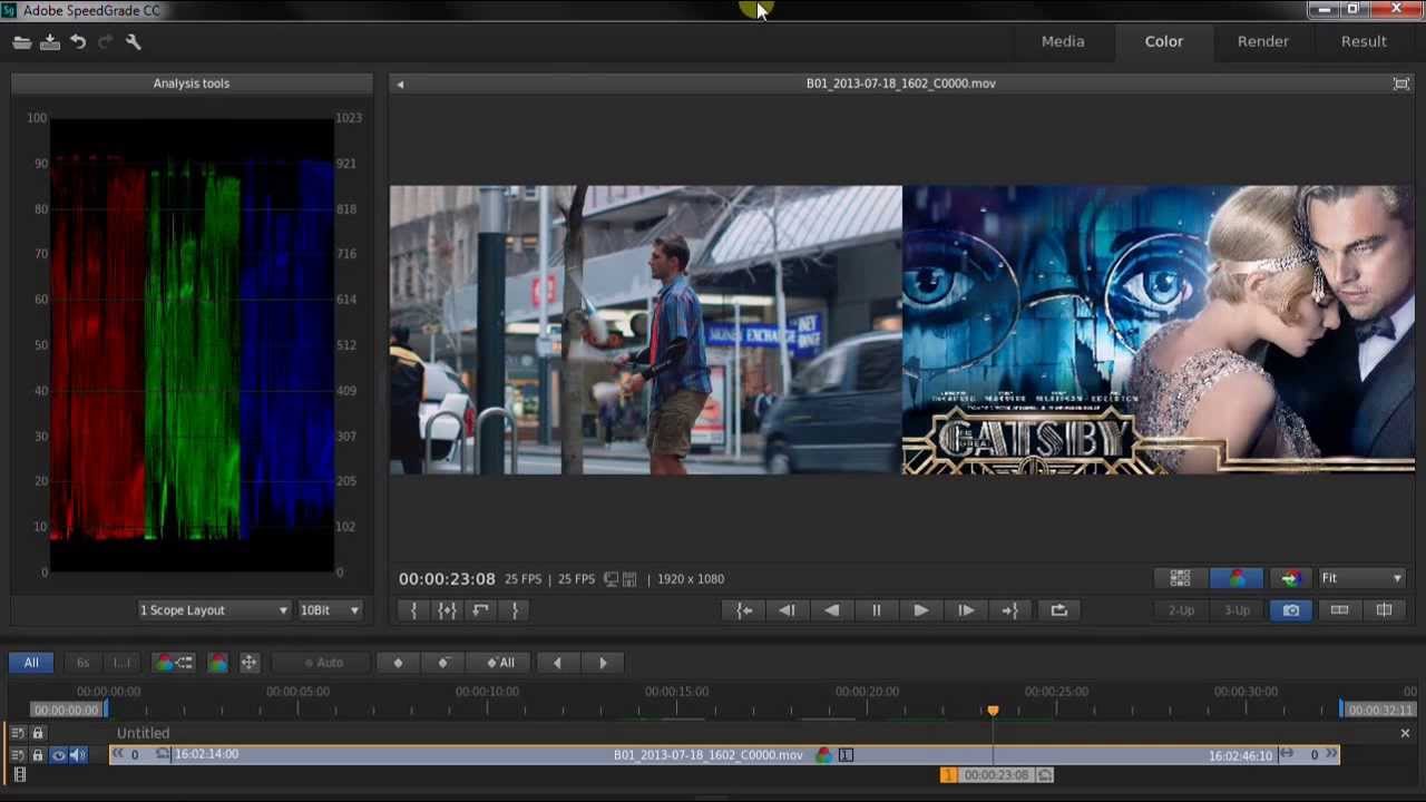 Actual gameplay and installation guide for Adobe SpeedGrade CC 2015 unlocked version - Screenshot 3
