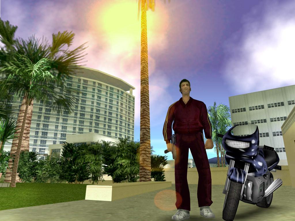 Actual gameplay and installation guide for Grand Theft Auto: Vice City unlocked version - Screenshot